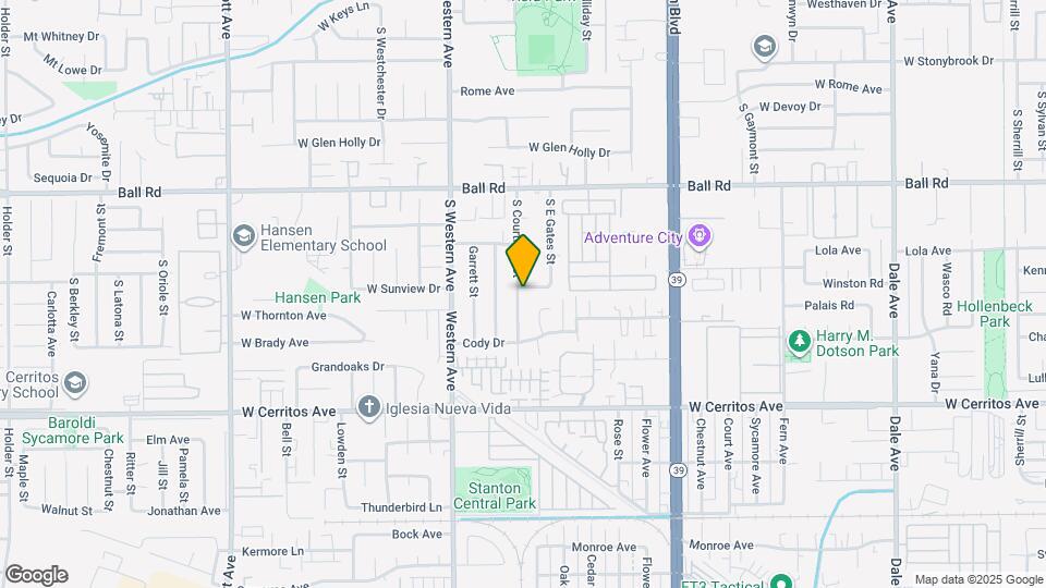 3122 W Maywood Ave Map and Location Details