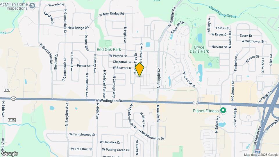 1299 N Sicily Ln Map and Location Details