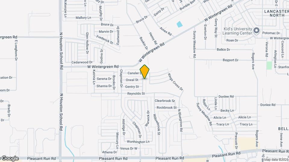 1832 McNeely St Map and Location Details