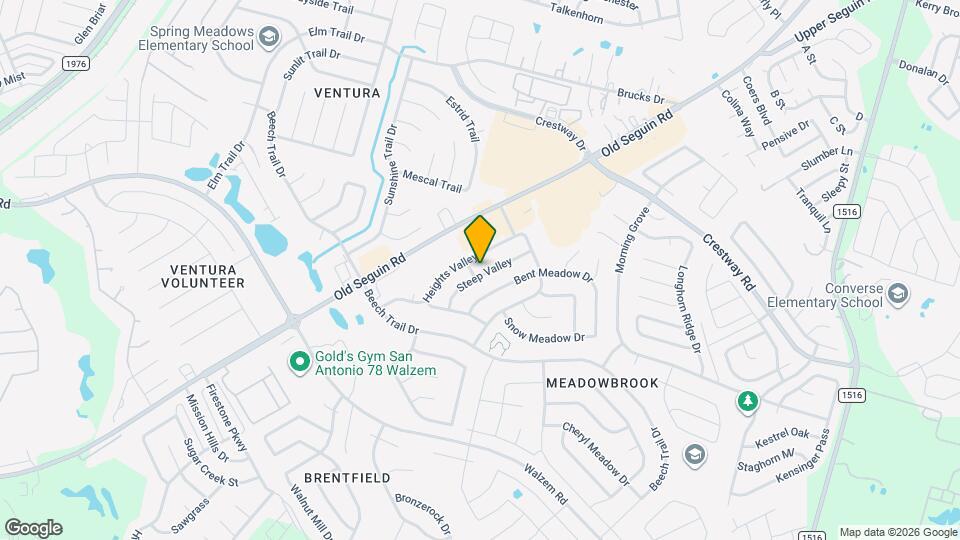 8210 Steep Valley Mapa y Detalles de la Ubicación