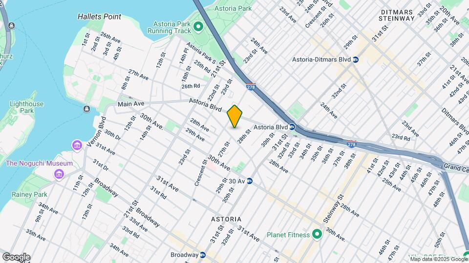 25-25 Newtown Ave Map and Location Details