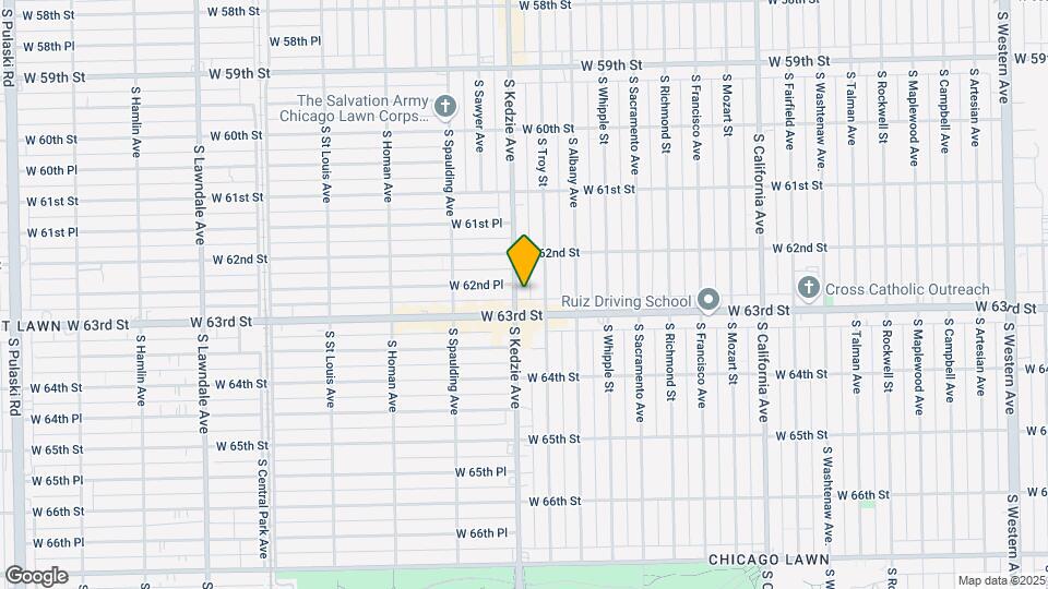 6237-45 Kedzie Map and Location Details