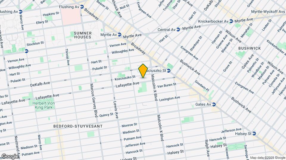 995 Lafayette Ave Map and Location Details