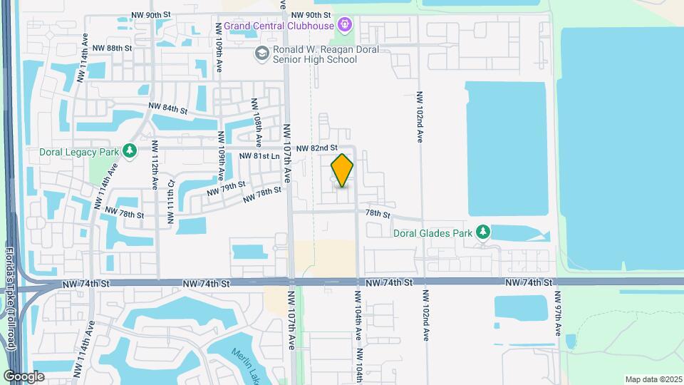 7903 NW 105th Ave Map and Location Details