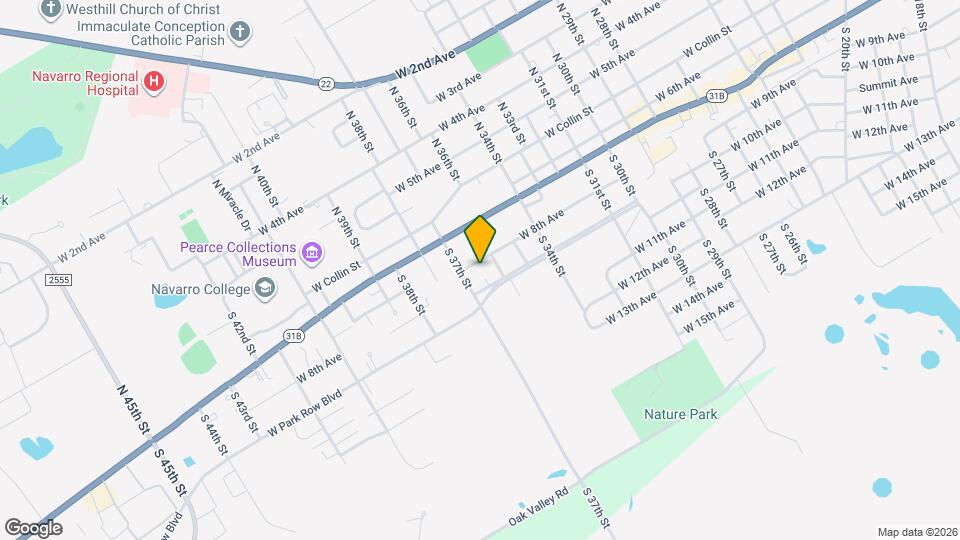 2717 W 8th Ave Map and Location Details