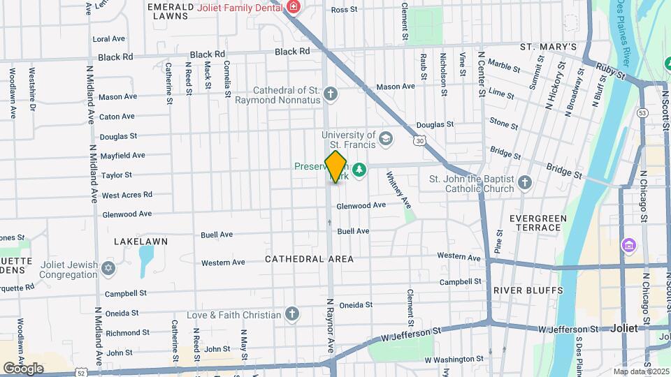 410 Raynor Ave Map and Location Details
