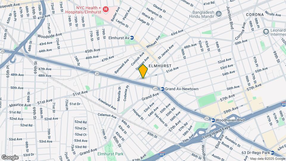 82-25 Queens Blvd Mapa y Detalles de la Ubicación