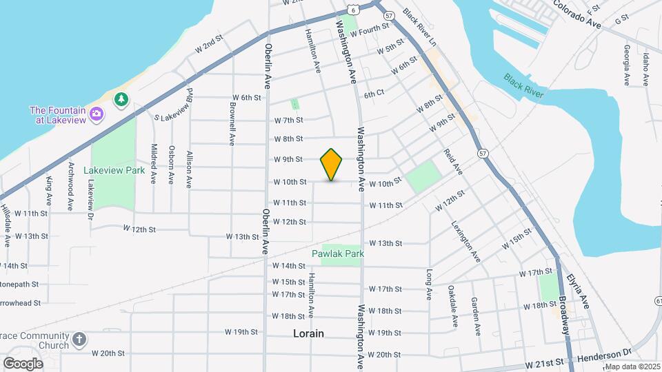 1041 W 10th St Map and Location Details