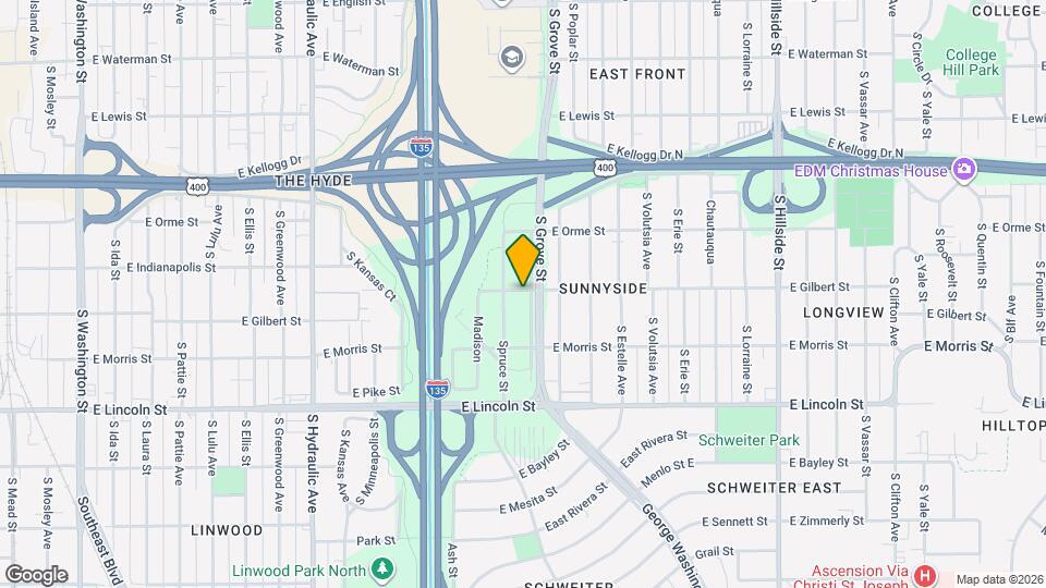 703 S Grove Dr Map and Location Details