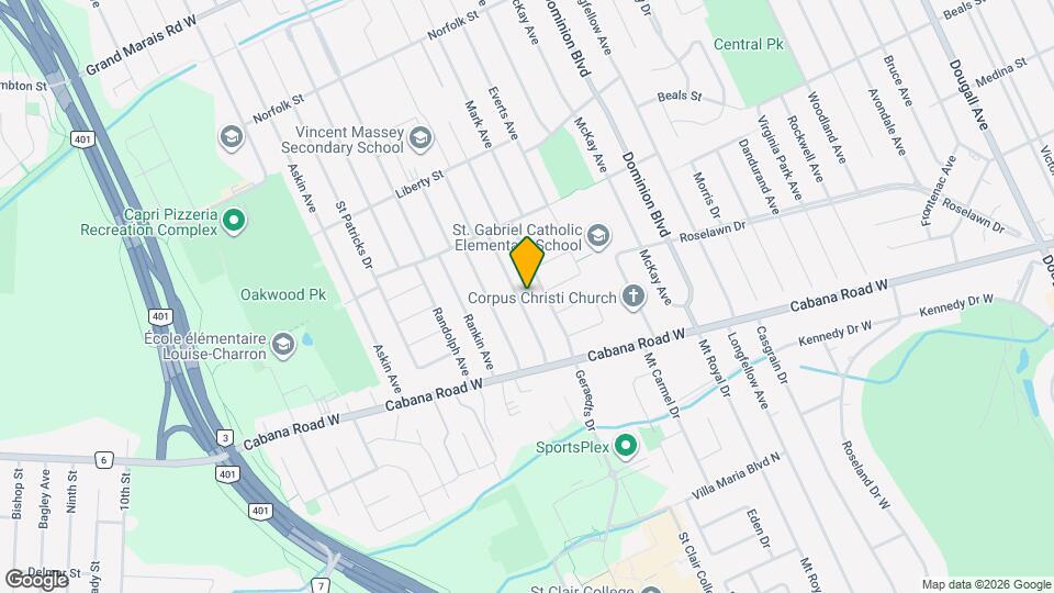 3610 Roxborough Blvd Map and Location Details