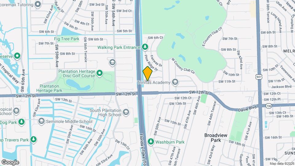 1091 SW 51st Ave Map and Location Details