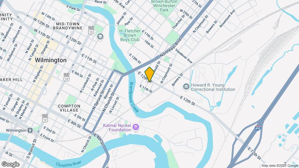 1126 N Heald St Map and Location Details