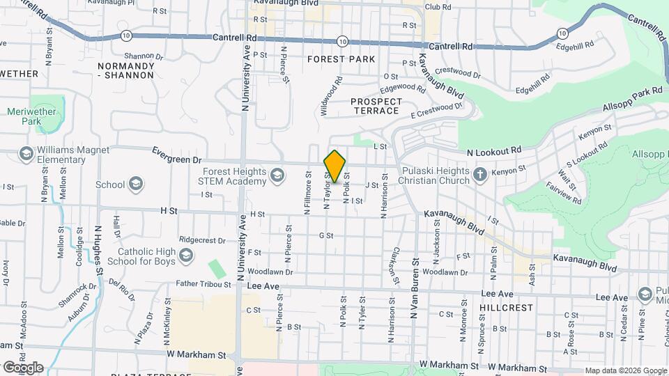 5521 J St Map and Location Details