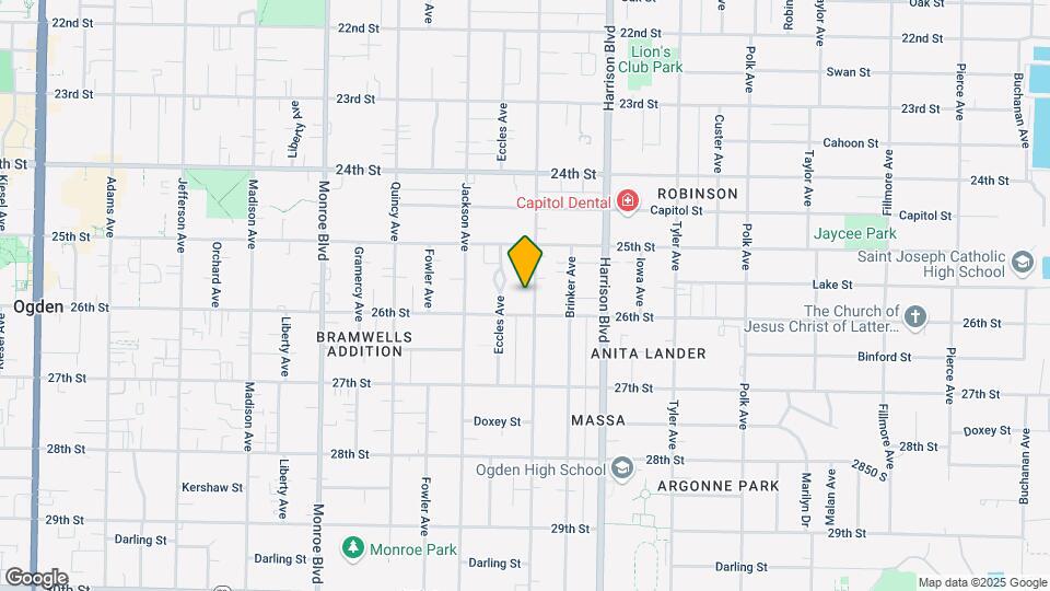 2571 Van Buren Ave Map and Location Details