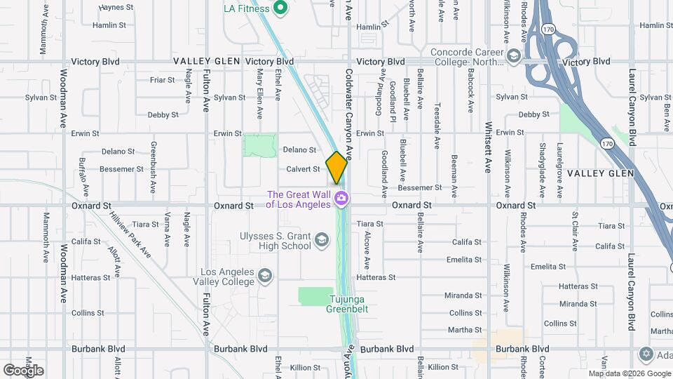 12920 Aetna St Map and Location Details