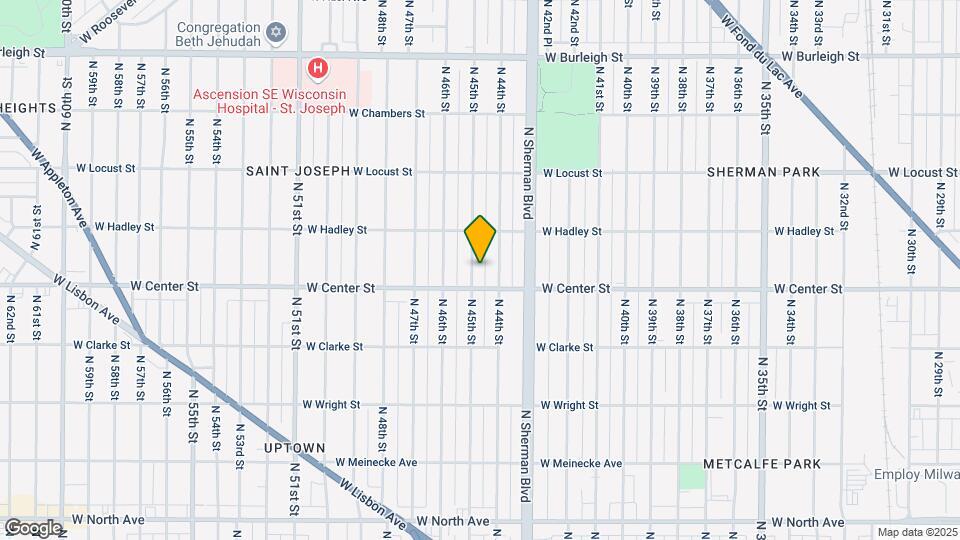 2722 N 45th St Map and Location Details