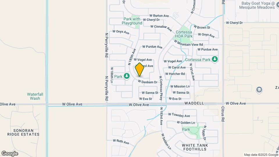 18433 W Sunnyslope Ln Map and Location Details