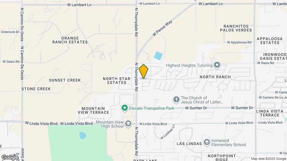 3750 W Hideout Trail Map and Location Details