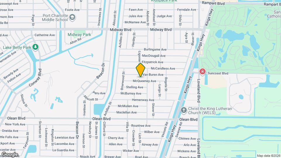 23252 McQueeney Ave Map and Location Details