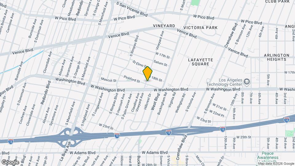 4567 Pickford St Map and Location Details