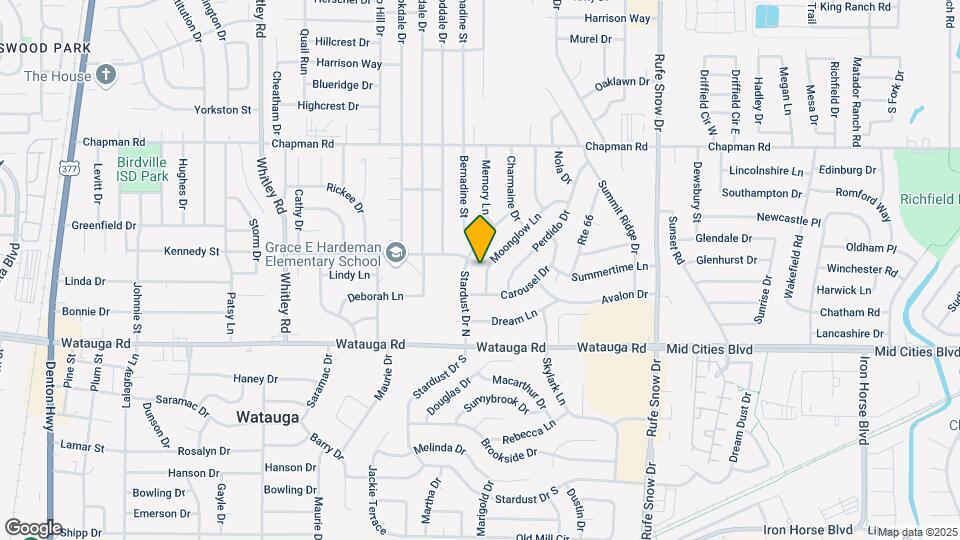 6413 Moonglow Ln Map and Location Details