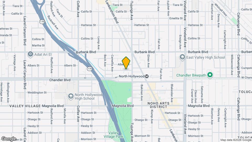 11430 Cumpston St Map and Location Details