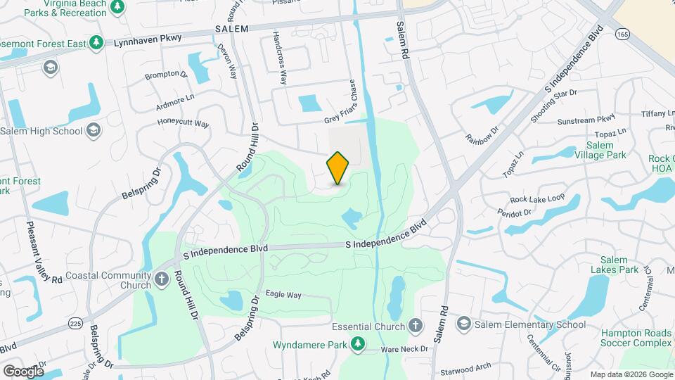 825 Whispering Woods Ct Map and Location Details