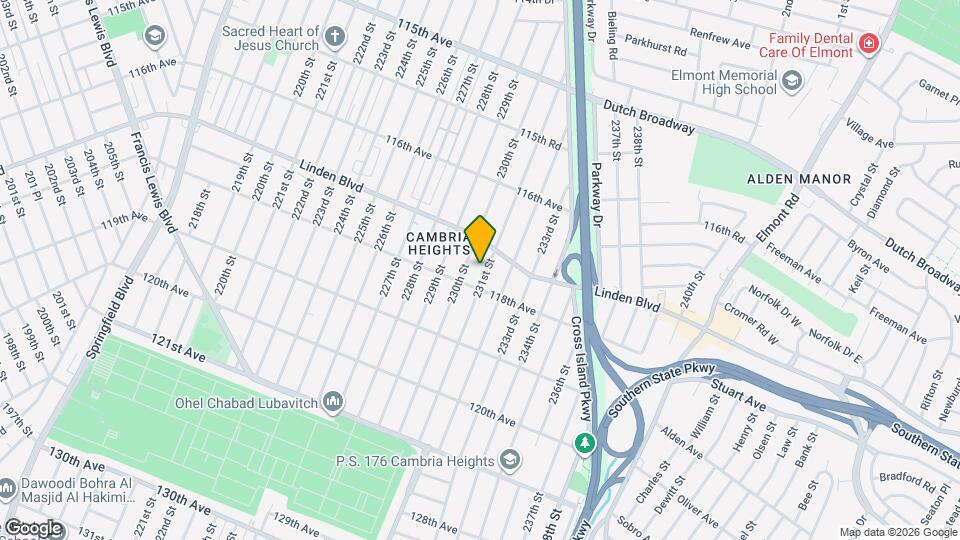 117-24 231st St Map and Location Details