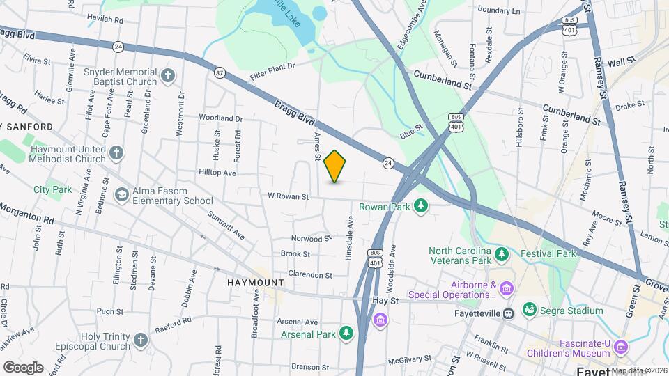 915 Carolina Ave Map and Location Details