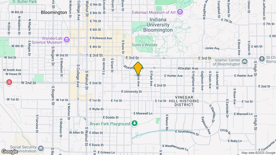 514 S Fess Ave Mapa y Detalles de la Ubicación