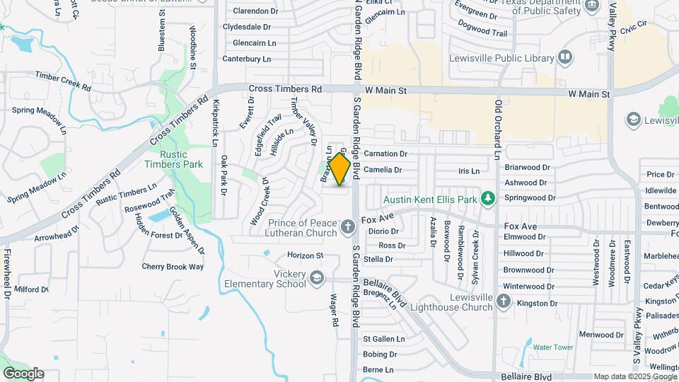617 Gentry Ln Map and Location Details