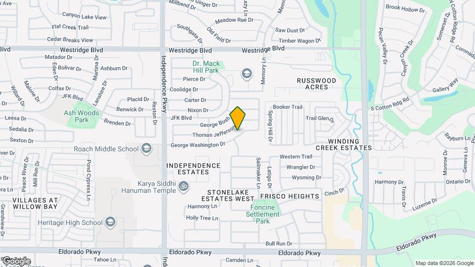 9612 George Washington Dr Map and Location Details