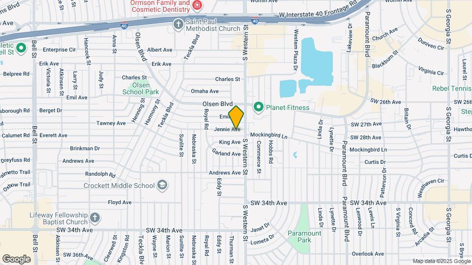 4207 Jennie Ave Map and Location Details