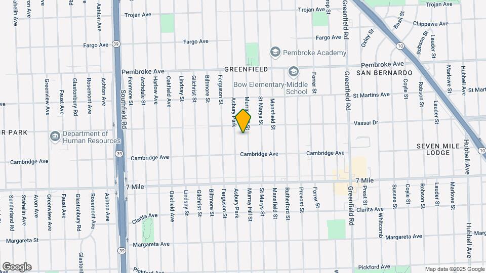19351 Murray Hill St Map and Location Details
