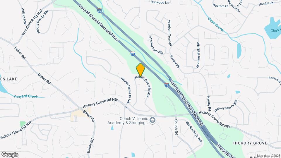 4538 Howell Farms Rd NW Map and Location Details