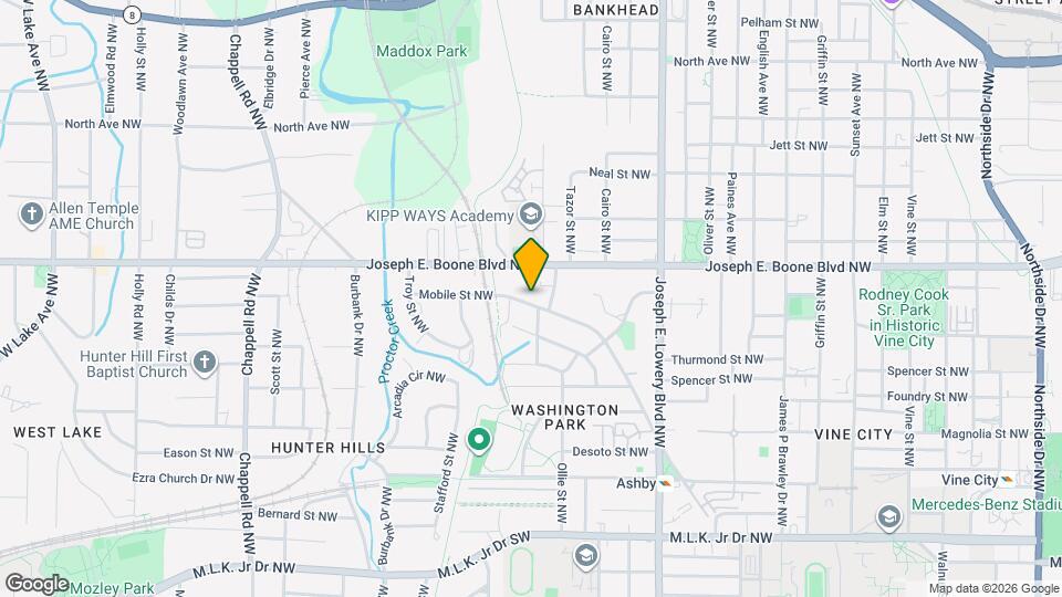 1079 Mayson Turner Rd NW Map and Location Details