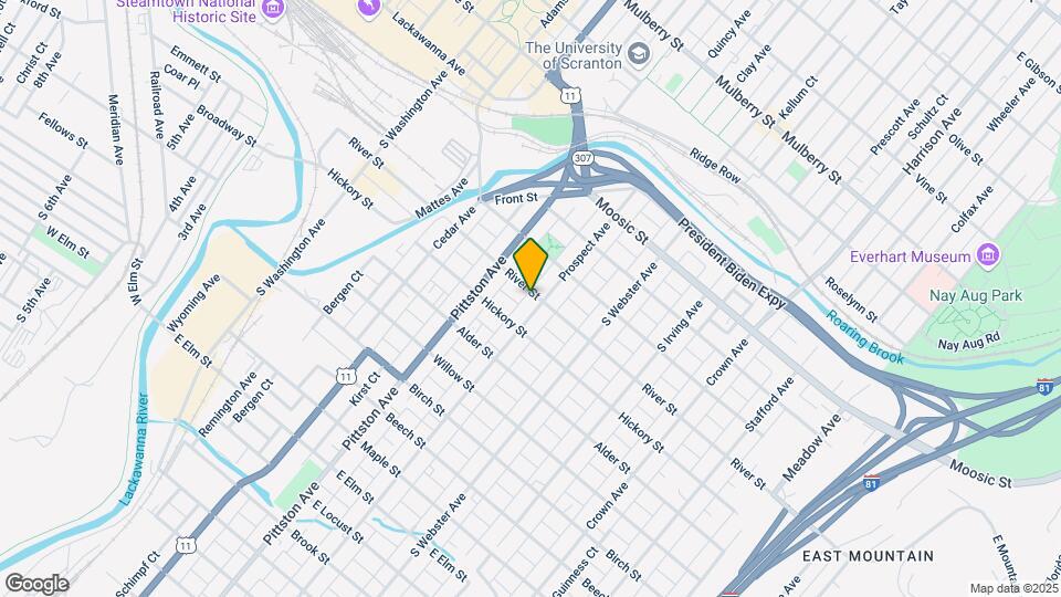 540 River St Map and Location Details