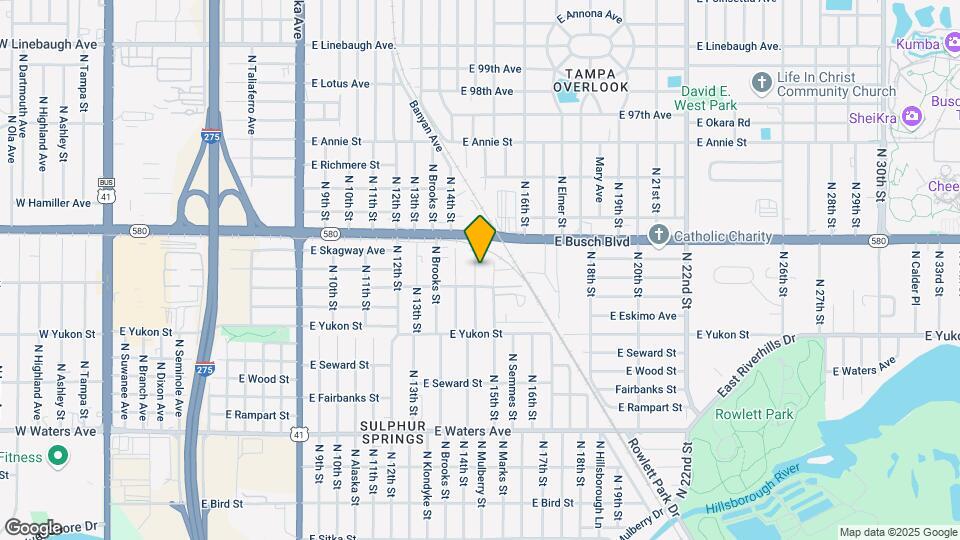 8807 N Mulberry St Map and Location Details