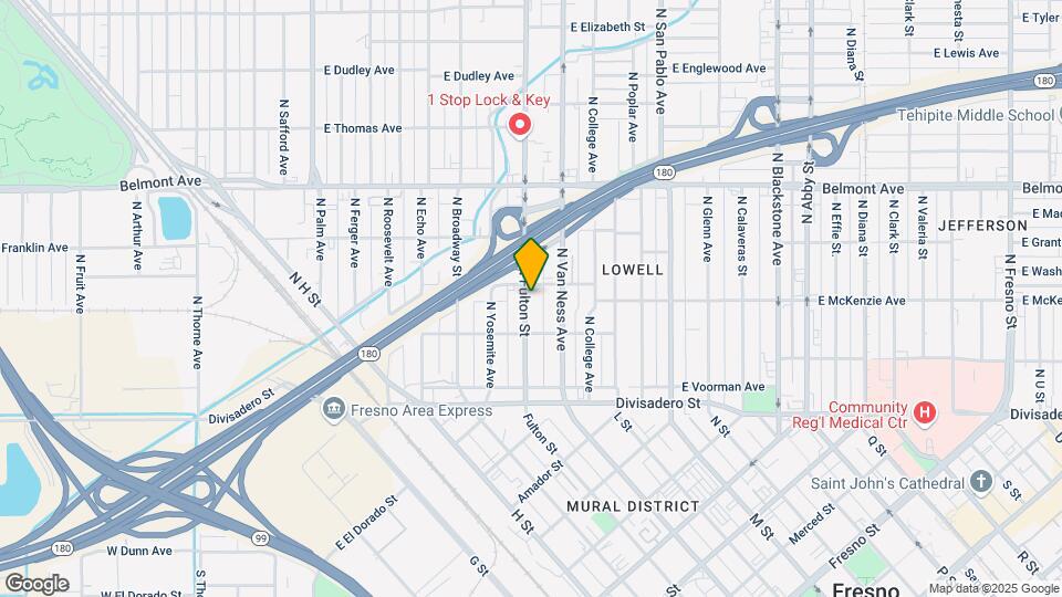 258 N Fulton St Mapa y Detalles de la Ubicación