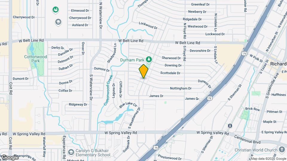 682 S Weatherred Dr Map and Location Details