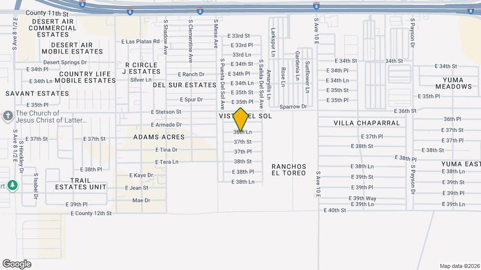 9635 36th Ln Map and Location Details