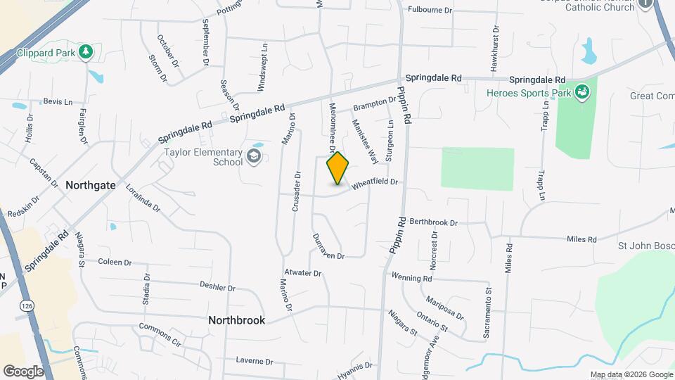 2870 Wheatfield Dr Map and Location Details