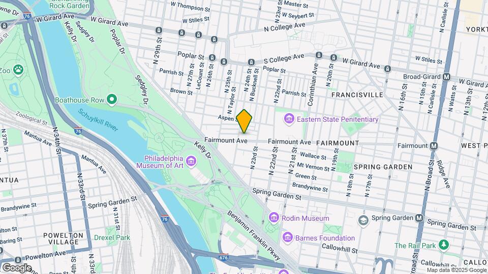 2333 Fairmount Ave Mapa y Detalles de la Ubicación