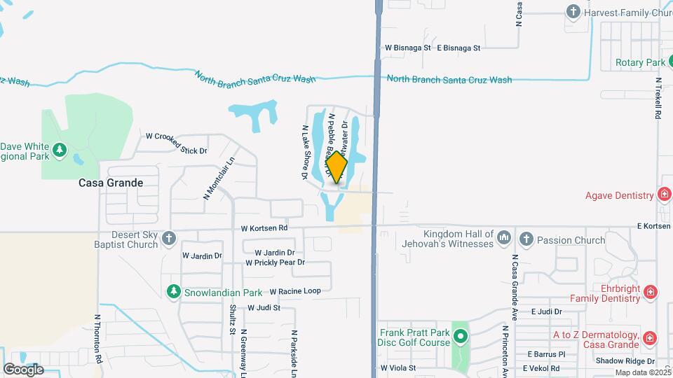 500 N Drylake St Map and Location Details