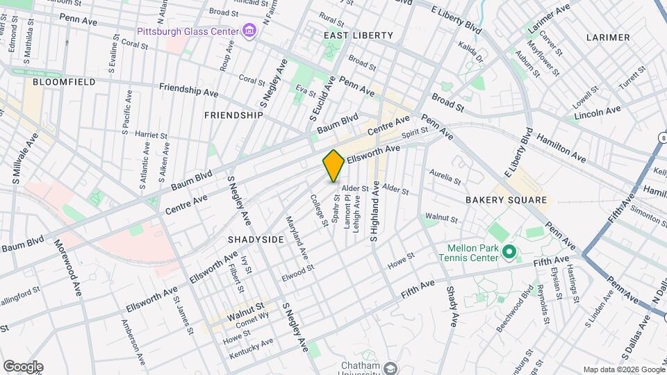 5931 Alder St Mapa y Detalles de la Ubicación