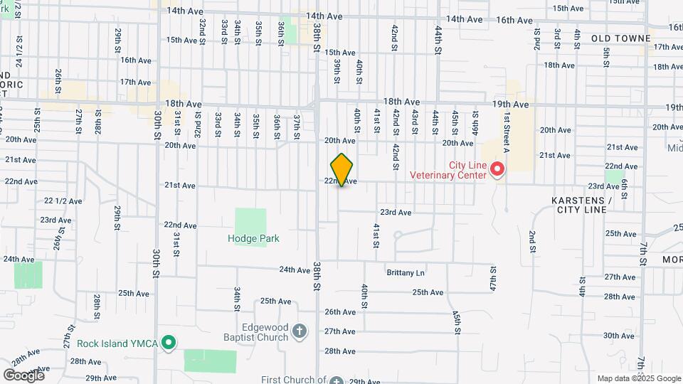 2213 39th St Map and Location Details