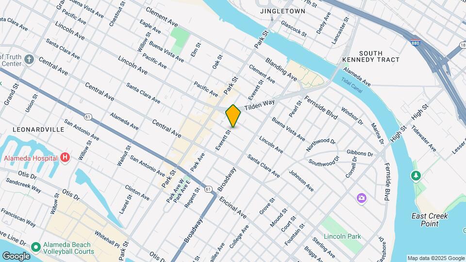 1526 Everett St Mapa y Detalles de la Ubicación