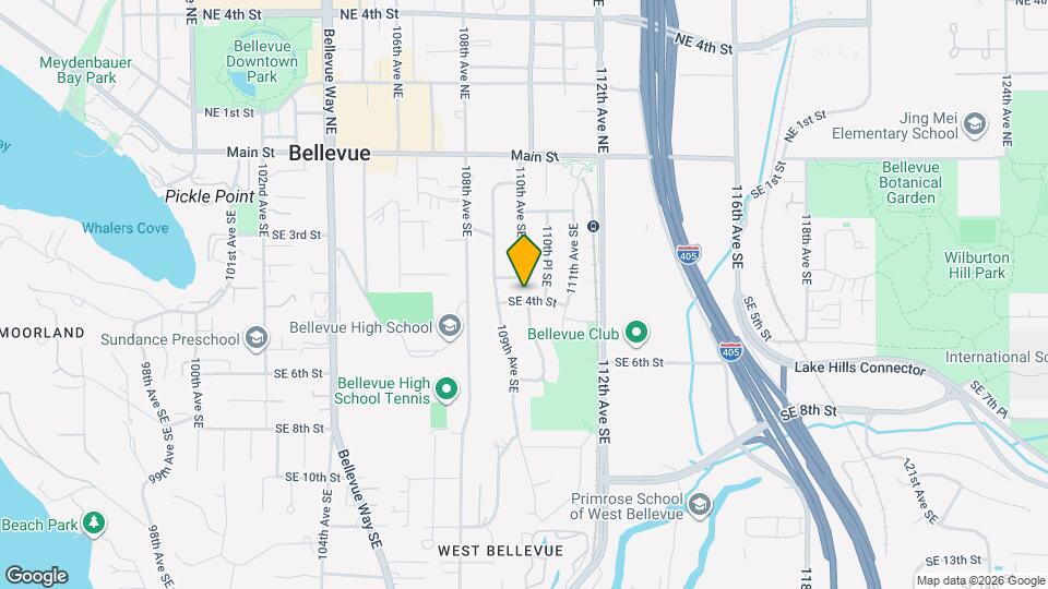 10922 SE 4th St Map and Location Details