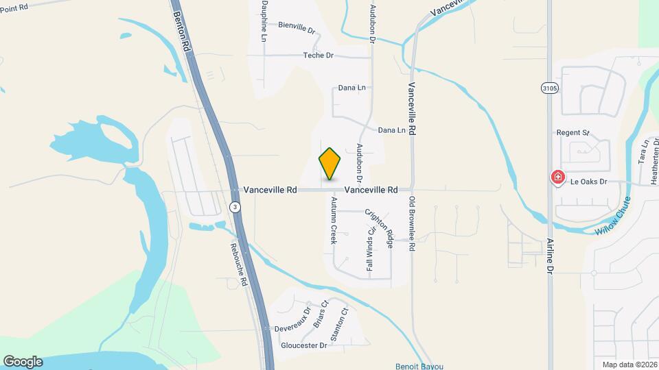 2405 Vanceville Rd Map and Location Details