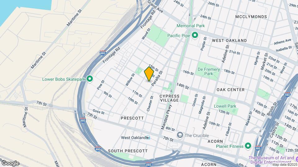 1615 13th St Map and Location Details